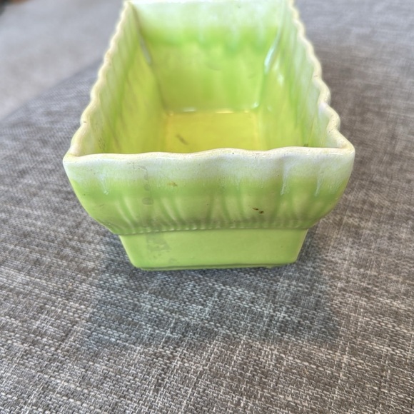 Vintage Hull USA Glazed Pottery Planter Very Pretty 206 - Picture 7 of 8